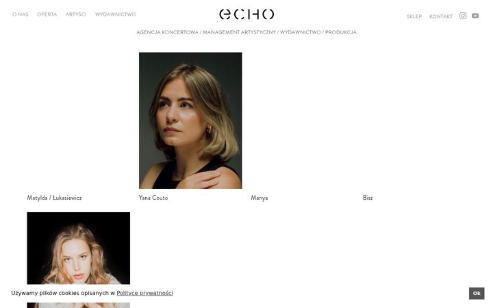 Screenshot of echoproduction.pl