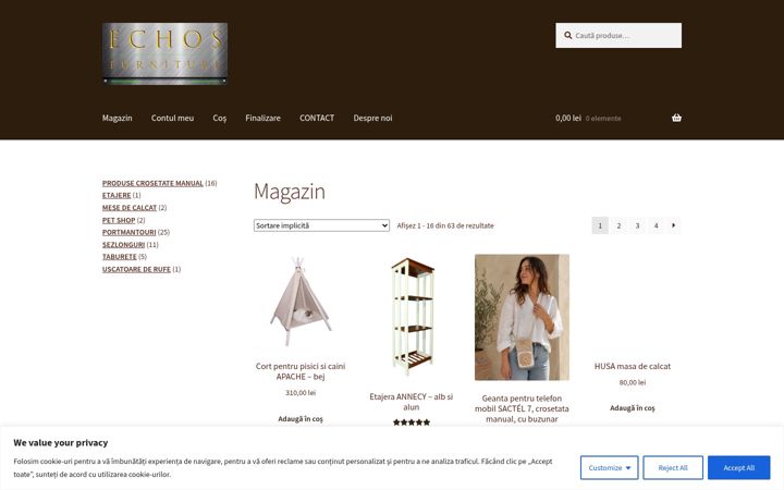 Screenshot of echos-furniture.ro