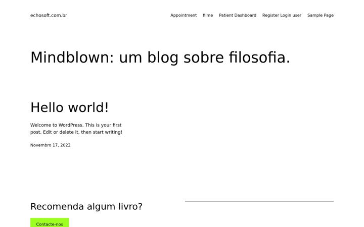 Screenshot του echosoft.com.br