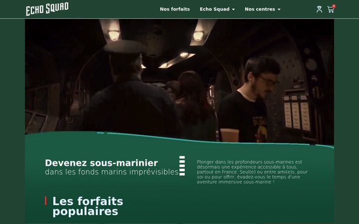 Screenshot of echosquad.fr