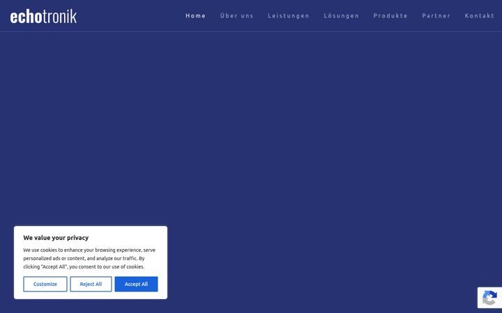 Screenshot of echotronik.at