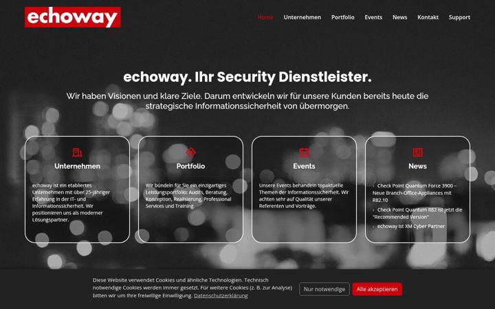 Screenshot of echoway.de