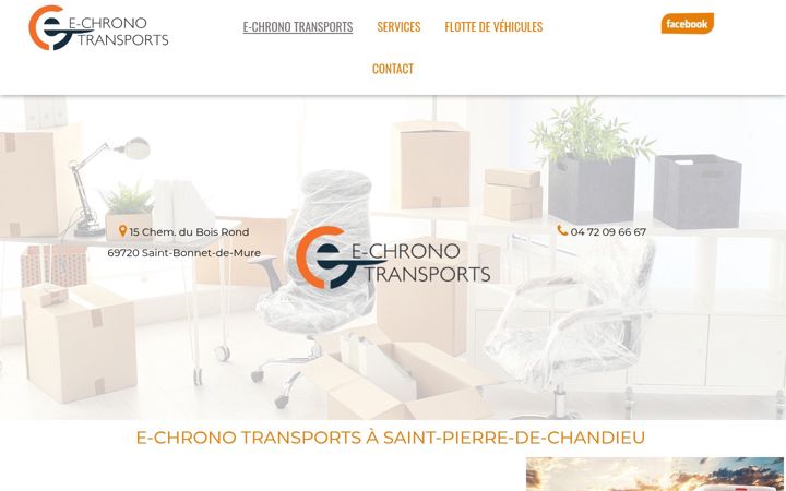 Screenshot of echronotransports-69.com