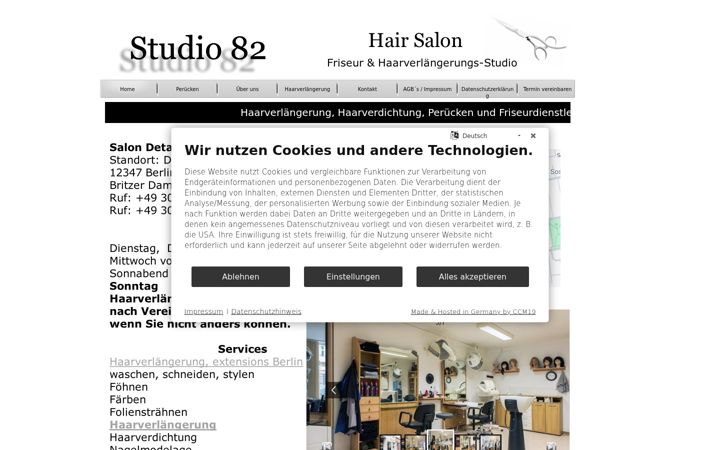 Screenshot of echt-haarverlaengerung-berlin.de