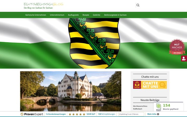 Screenshot of echt-saechsisch.blog