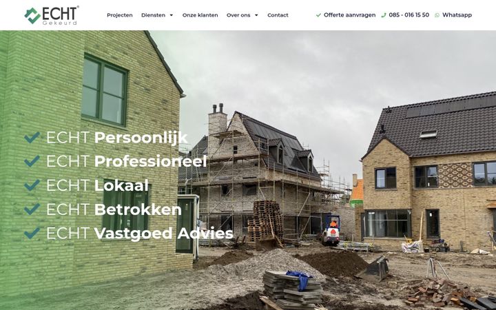 Snímek obrazovky echtgekeurd.nl