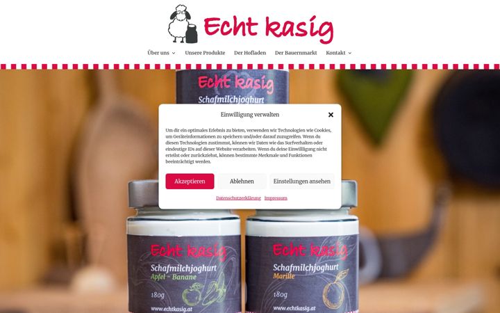 Snímek obrazovky echtkasig.at