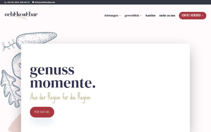 Screenshot van echtkostbar.de