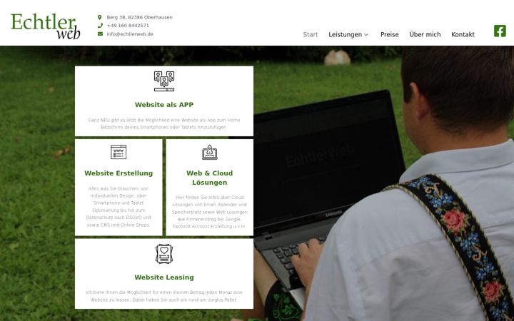 Screenshot of echtlerweb.de