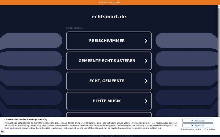 Screenshot van echtsmart.de
