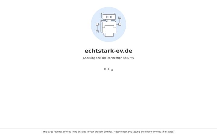 Screenshot of echtstark-ev.de