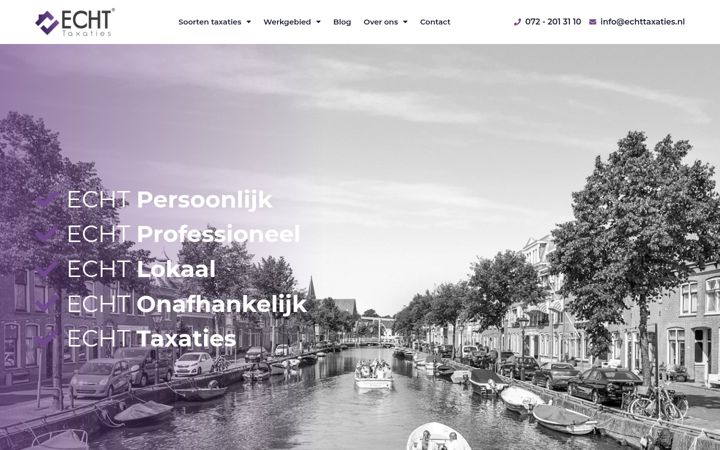 Screenshot of echttaxaties.nl