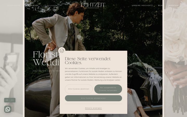 Screenshot of echtzeit-floristik.de