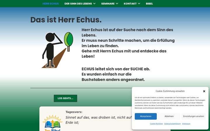 Screenshot of echus.de