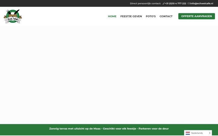 Screenshot van echwelcafe.nl