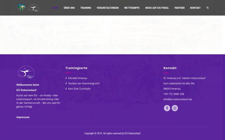 Snimka zaslona za eci-eiskunstlauf.de