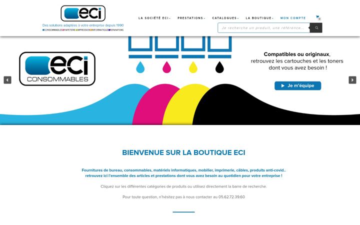 Screenshot of eci-solutions.fr