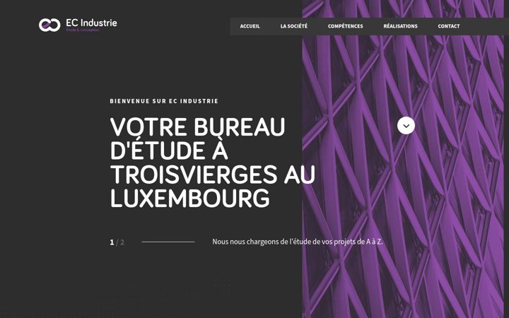 Screenshot of ecindustrie.com