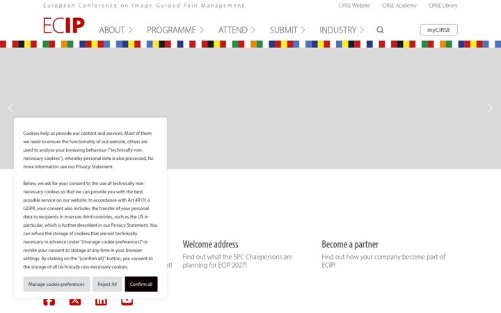 Screenshot of ecipconference.org