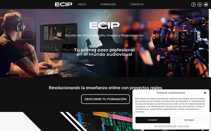 Screenshot of ecipformacion.com