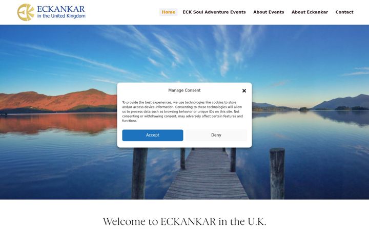 Capture d'écran de eckankar.org.uk