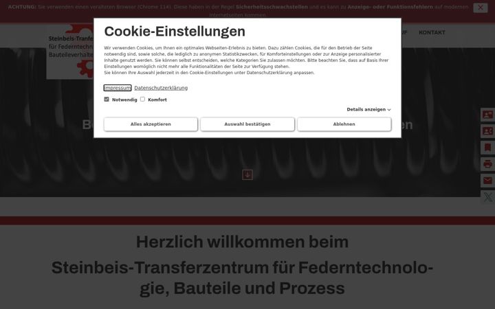 Snimka zaslona za eckehard-mueller.de