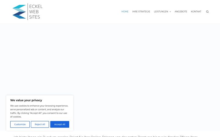 Snimka zaslona za eckel-websites.de