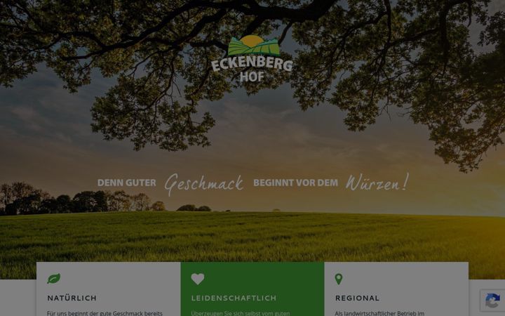 Snimka zaslona za eckenberg-hof.de