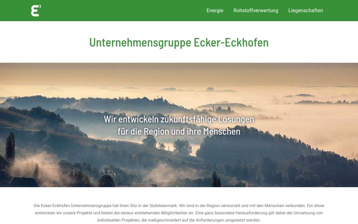 Screenshot of ecker-eckhofen.com