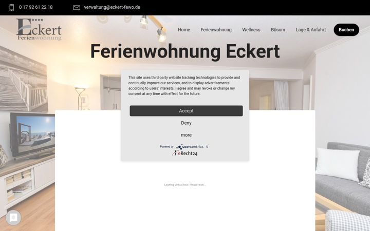 Snimka zaslona za eckert-fewo.de