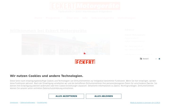 Snimka zaslona za eckert-motorgeraete.de