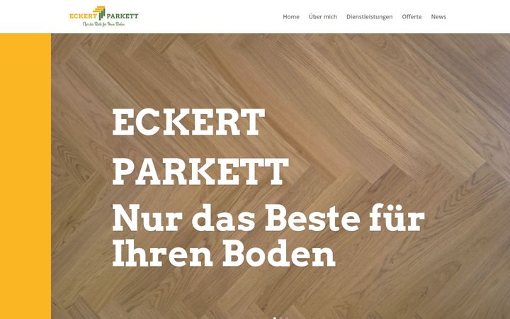 Screenshot of eckert-parkett.ch