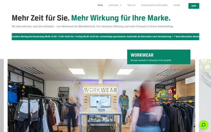 Snimka zaslona za eckert-werbung.de