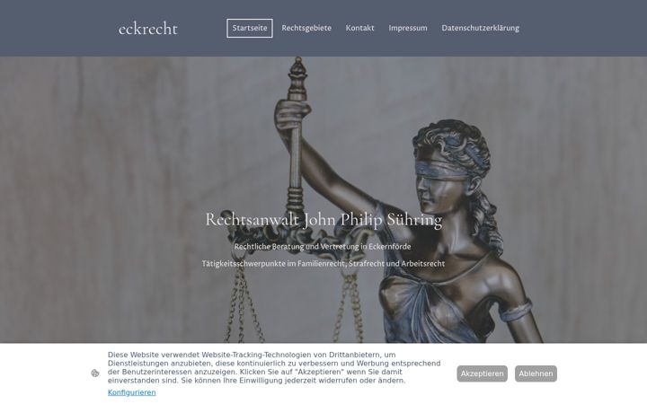Screenshot of eckrecht.de