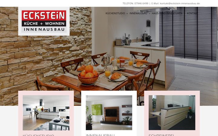 Screenshot of eckstein-innenausbau.de