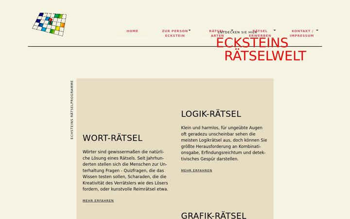 Snimka zaslona za ecksteins.de