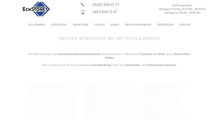 Screenshot of eckstone-maintal.de
