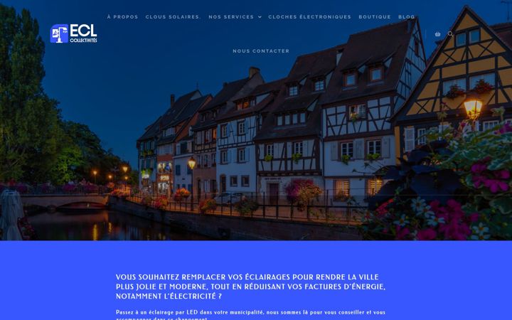 Screenshot of ecl-collectivites.fr