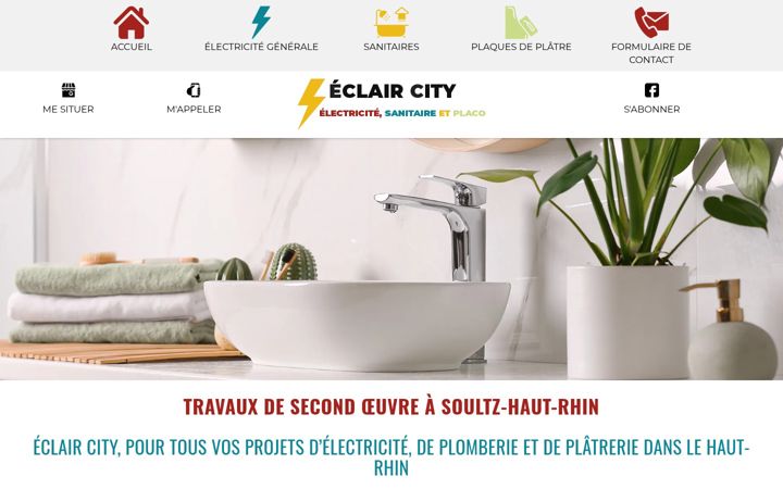 Screenshot of eclaircity.fr
