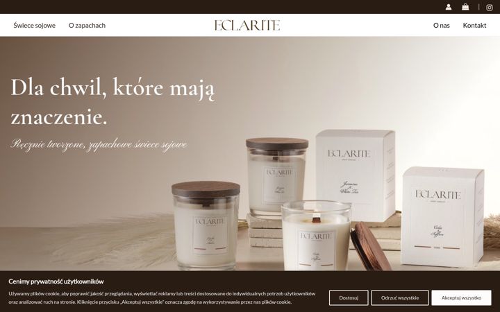 Screenshot of eclarite.com