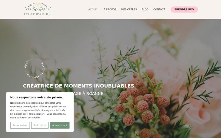 Screenshot of eclat-damour.fr