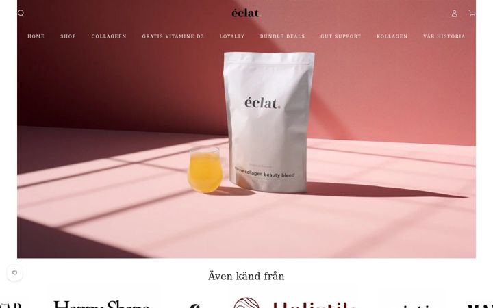 Screenshot von eclatbeauty.se
