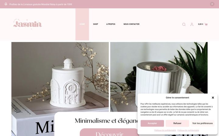 Screenshot of eclatdejasmin.fr