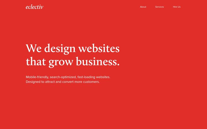 Screenshot of eclectiv.com