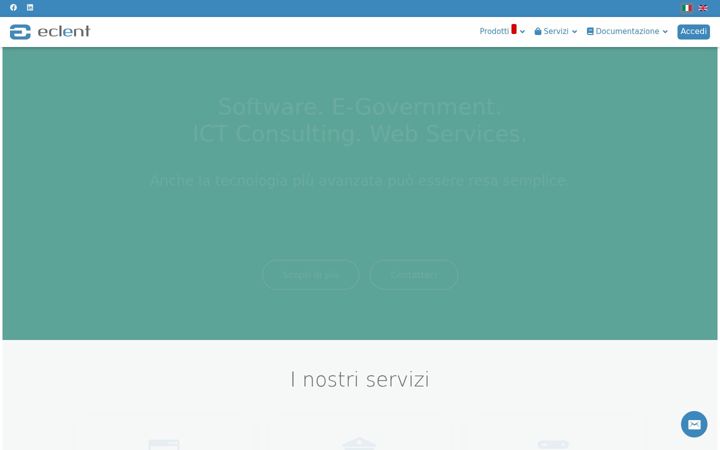Screenshot of eclent.com