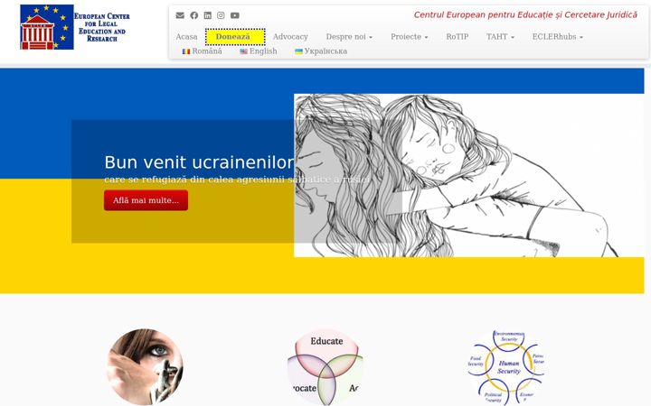 Snímek obrazovky ecler.org