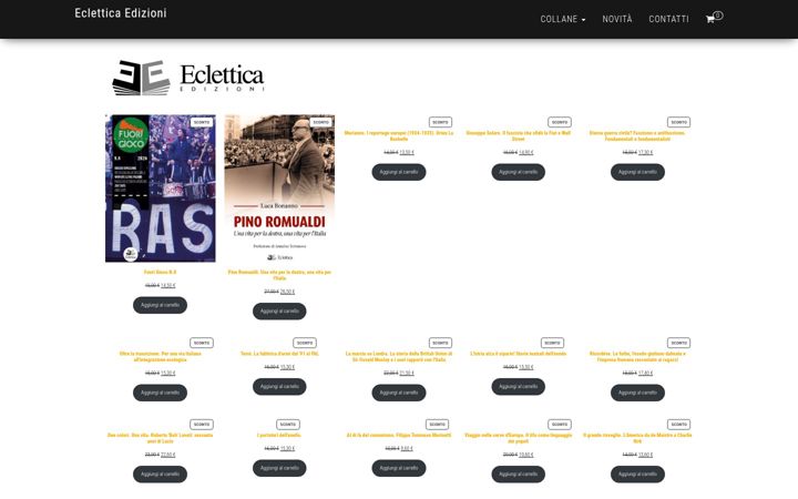 Screenshot of ecletticaedizioni.com