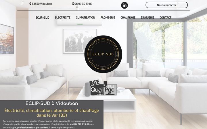 Screenshot of eclip-sud.fr