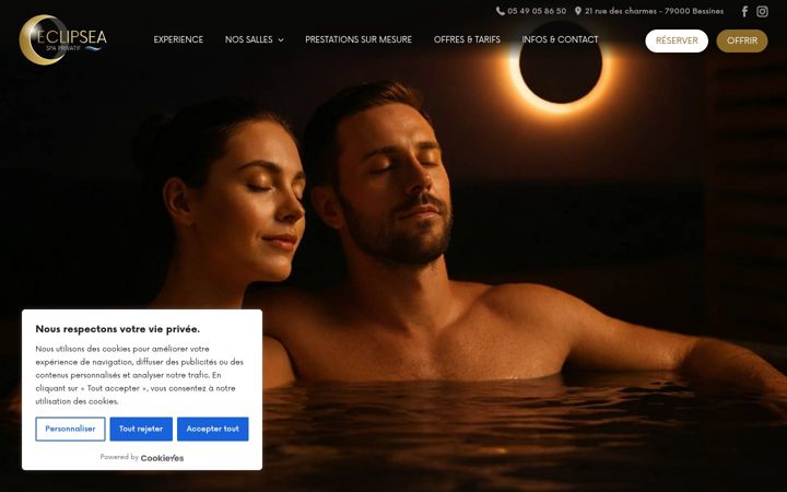 Screenshot of eclipsea.fr