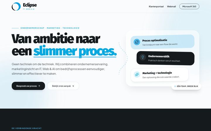 Screenshot of eclipsedesign.nl